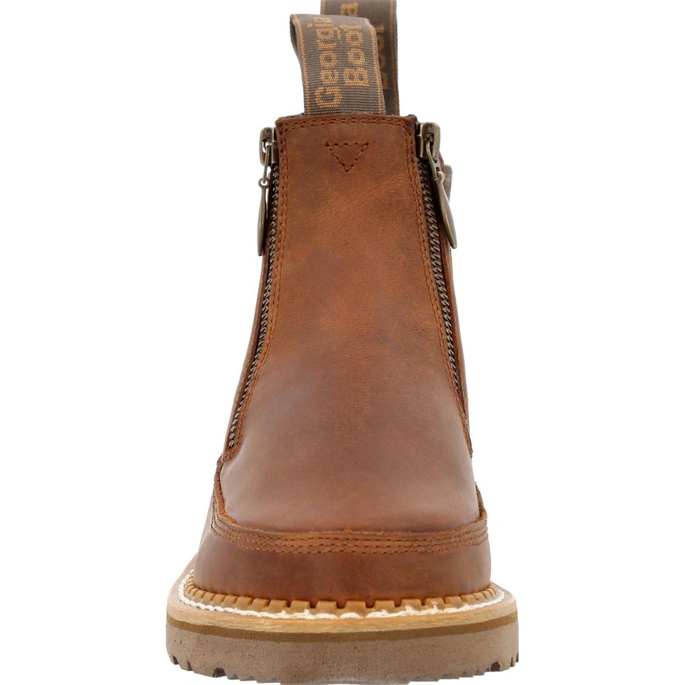 Georgia Boot Women's GB00507 Side Zip Chelsea Romeo Boots | Durable Work Shoes - Image 3 of 4