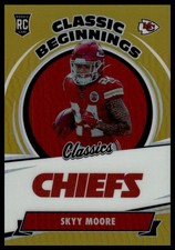 2022 Panini Classics Skyy Moore #CB-20 Classic Beginnings Gold 52/99