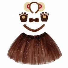 Animal Costume Set Soft Costume Set with Headband Comfortable for Cosplay