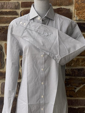 NWOT Charles Tyrwhitt Non-Iron Twill Shirt Gingham Size Extra Slim Fit 16/36in