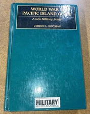 World War II Pacific Island Guide HC Gordon Rottman 2002 Greenwood Press Good