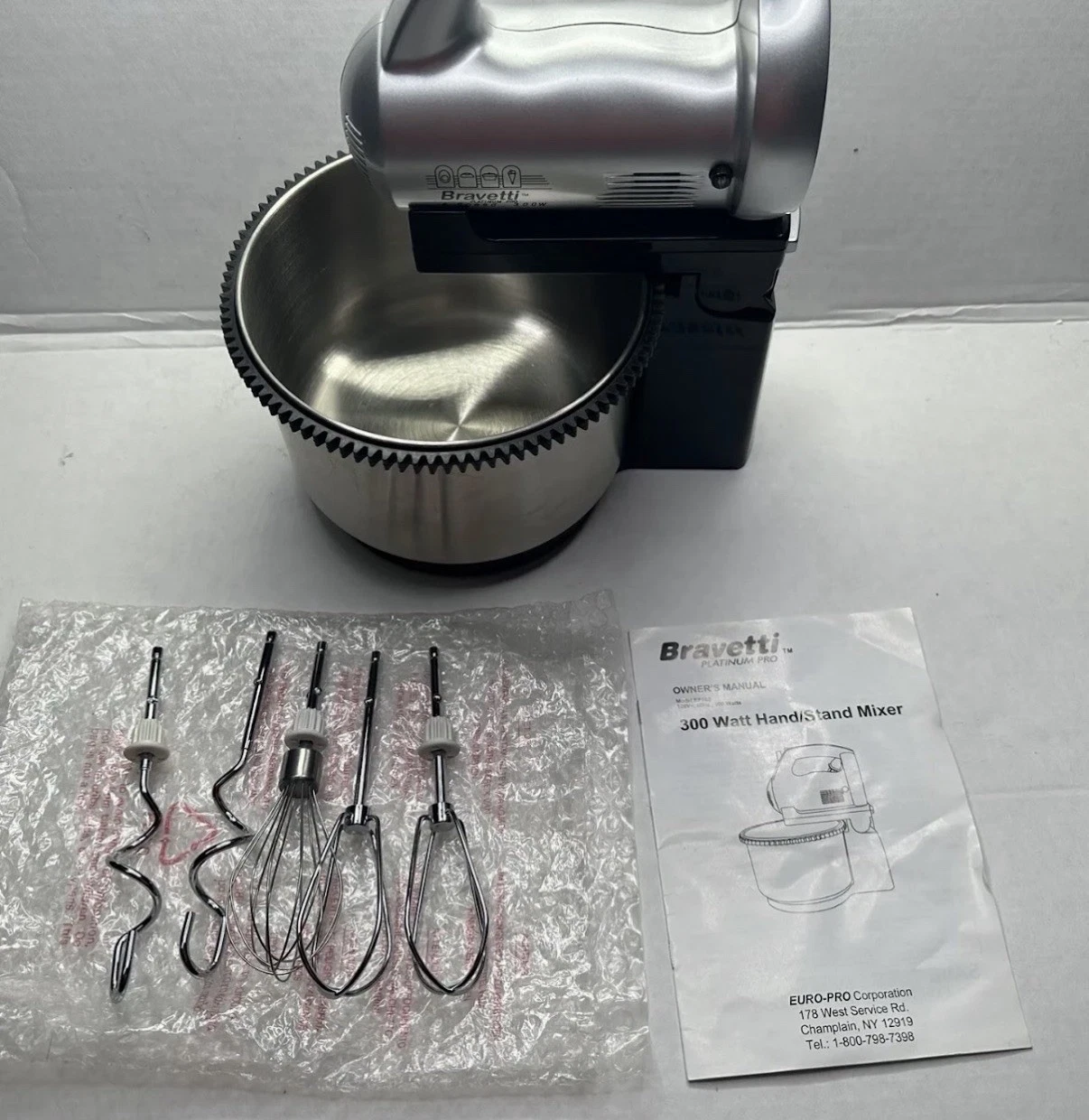 Bravetti Platinum Pro Hand/Stand mixer EP 565H