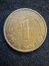 1971-G, German 1 Pfennig - KM#105