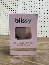 Blissy Mulberry Blush Rose PINK 100% Silk Pil...