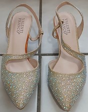 Women Low Stilettos Heels Wedding Party Pumps Shoes