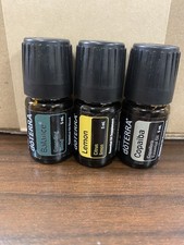 doTERRA Essential Oils - LOT Of 3 - Balance, Copaiba, Lemon - 5 ml Each NEW 
