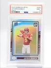 JAYDEN DANIELS 2024 DONRUSS OPTIC RATED ROOKIE HOLO PRIZM E RC PSA 9 Q0004