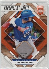 2020 Elite Extra Edition Prospect Materials Orange /199 Luis Rodriguez 0yl4