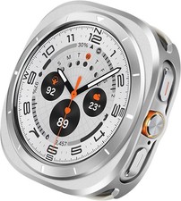 Case For Samsung Galaxy Watch Ultra/Ultra 2 47mm Rugged Metal Cover - Silver