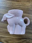 Frankoma Pottery Democrat Mug 1977 Pink Donkey Political Dem Collectible Carter