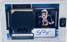 2024 Spencer Rattler Panini One Franchise Future Fabric RPA /99 (RC)