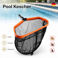 Laubkescher, Tief Stabile AusfüHrung Kescher Reinigung Poolkescher Pool