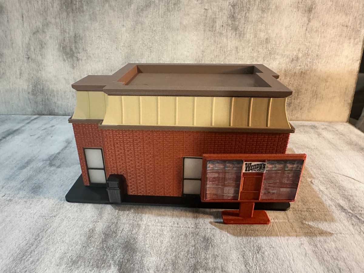 Retro Wendy's 1:64 Scale Diorama | eBay