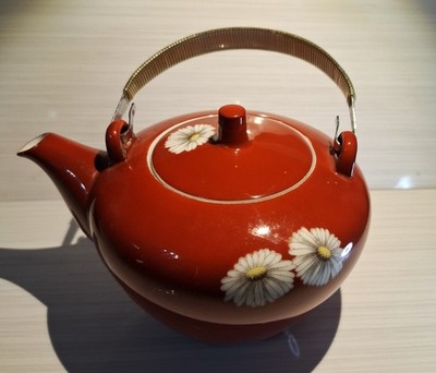 Vintage 60er Noritake gemarkt Japan Porzellan Teekanne Retro Sammlerstück sehr guter Zustand selten