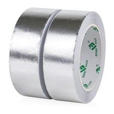 Adhesive Aluminum Foil Heat Shield Tape 2 Pack Barrier 2Rolls 1.5 inch