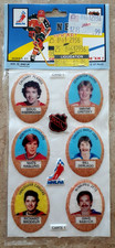 1983-84 NHL PUFFY STICKERS PANEL 83-84 (WITH WAYNE GRETZKY & MATS NASLUND) 26223