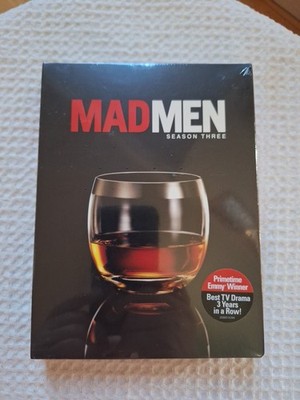 Mad Men: Season Three (DVD 2009 W/S) Jon Hamm NEW Sealed Free Shipping  !!!