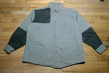 WOOLRICH Quilted Shooting Hunting Shirt SZ XL Heavyweight *Missing Pocket Button