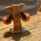Vintage  Ceramic Florida Orange Tree And 2 Oranges Salt and Pepper Shakers — photo 2