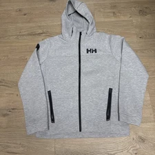 Helly Hansen Hydropower Hoodie Jacket Men’s XLGrey Full Zip