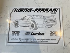 Koenig Ferrari Brochure Featuring 308 Gtb Gts 512 Bb 400i Mondial Koenig Ferrari Brochure Featuring 308 Gtb Gts 512 Bb 400i Mondial