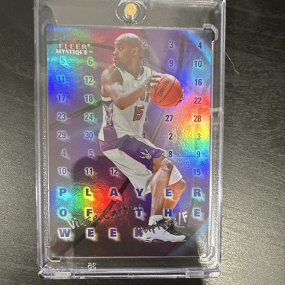 Fleer Mystique Vince Carter Player of the Week Auto Raptors #3/15