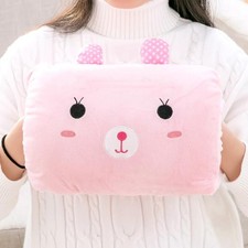 Cute Plush Animal Hand Warmer Pillow Warm Nap Pillow; T5A2