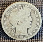 1899 O Barber Silver Half Dollar - G Condition