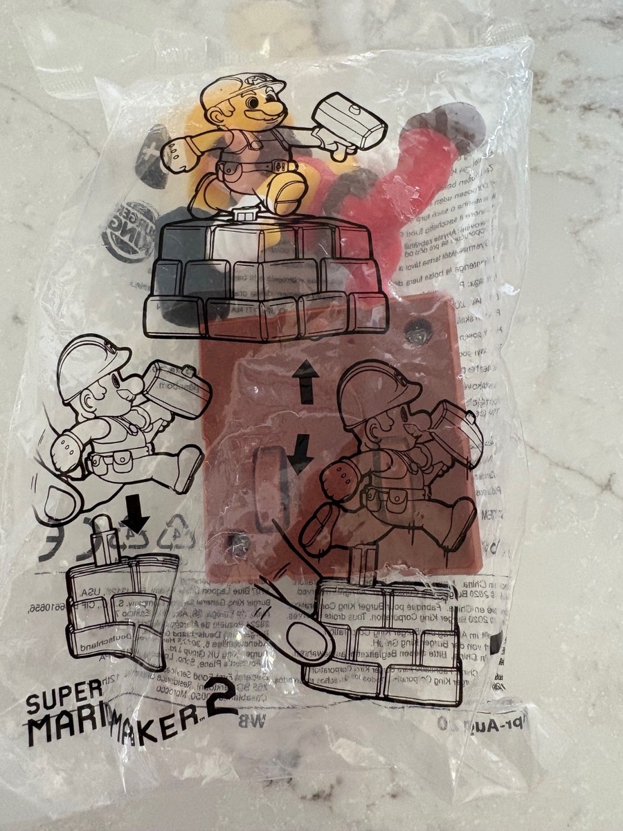 キング・ロイヤル　バンク　きーままーま　おもちゃ 2020 Burger King Kids Meal Toy Super Mario Maker 2 Mario Sealed | eBay