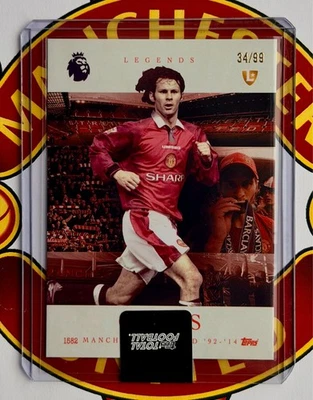 2025/26 Topps Total Football Ryan Giggs - (PL) Legends #34/99 - Image 1 of 2