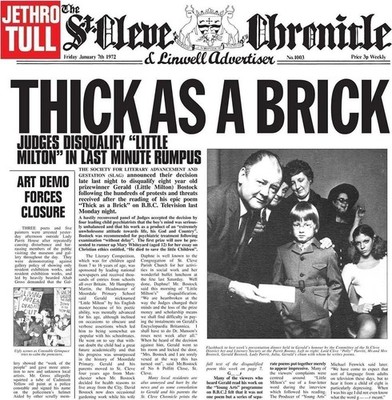 Neues Vinyl - Jethro Tull - Thick As A Brick (Steven Wilson Mix) -I- Parlophon