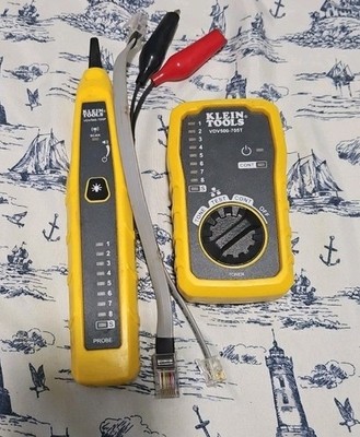 Durable Wire Tracer with Probe and Alligator Clips - Ethernet & Telephone Use