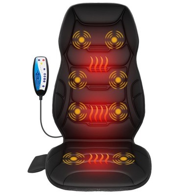 COMFIER Back Massager with Heat, Vibration Massage Seat Cushion with 8 Massag...
