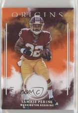 2017 Panini Origins Rookie Patch Orange 74/75 Samaje Perine #RP-SP Patch l1f