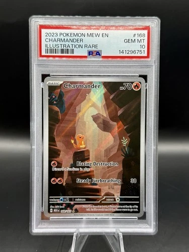 PSA 10 Charmander IR 168/165 Pokemon 151 Scarlet & Violet 2023 ENGLISH GEM MINT