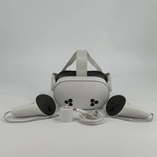 Meta Quest 3S VR Headset 128GB w/ Charger / Controllers / Strap - Excellent