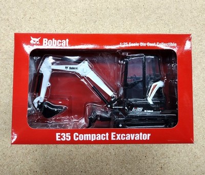 New, in original OEM packaging Bobcat E35 Excavator 1:25 Scale Die Cast