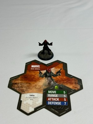 Heroscape Marvel Red Skull w/ Card   The Conflict Begins   Unique Hero