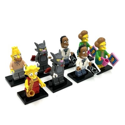 Lego Minifigures The Simpsons Lot of 8 Loose Characters Each Complete