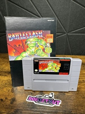 Battle Clash (Super Nintendo) With Manual Cleaned, Tested & Authentic 