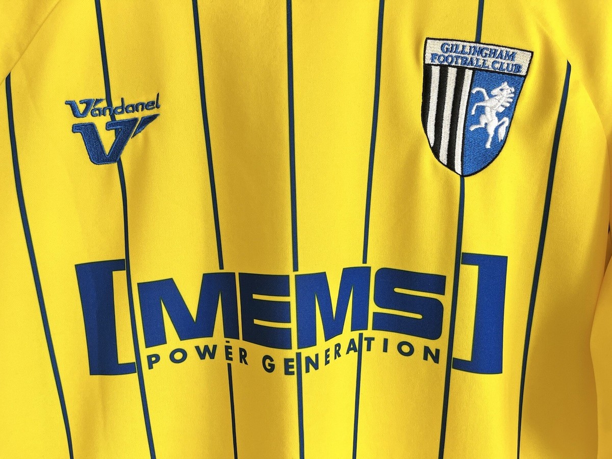 Maillot Domicile Gillingham 2011/12 Adulte XL Vandanel - Bleu, Manches Courtes