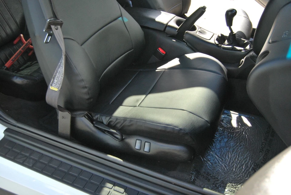 PARA PONTIAC TRANS AM FIREBIRD 1993-02 IGGEE S. CUERO FUNDA ASIENTO PERSONALIZADA 13 COLORES Foto 2 de 4