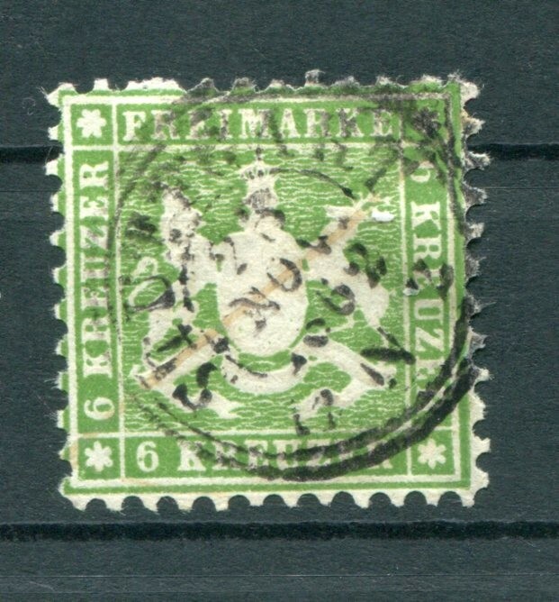 Württemberg 23a Beautiful Piece Stamped 200EUR (Z4989)