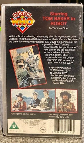 Classic Doctor Who VHS BBC Video Tapes - Picture 40 of 140