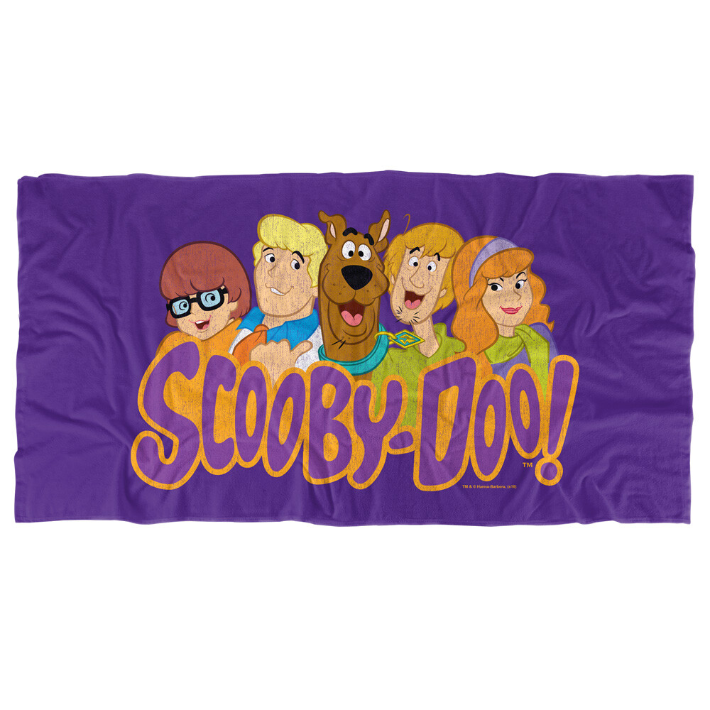 Scooby-Doo Scooby Gang Purple Officially Licensed Beach Towel 30