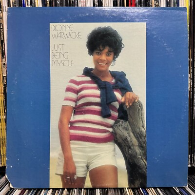 DIONNE WARWICK - JUST BEING MYSELF (VINYL LP) 1973 RARE!! WARNER