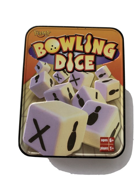 Bowling Dice Game Tin 2002 Fundex Games Complete For Sale Online EBay