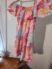 Tropical Romper Girls Size 7-8