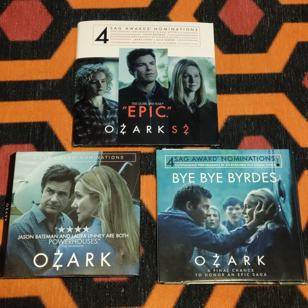 Ozark Season DVD Netflix FYC Screener Edition Foldout Case