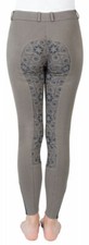 PFIFF women's and children's breeches Zahra, gray-blue, silicone full seat